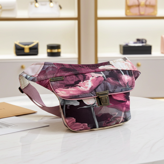 Riñonera Mini "Special Calm" + Bolsillo trasero extra · Impermeable · Pieza Única Núm. 18391