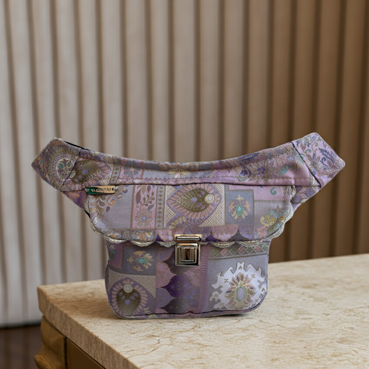 Riñonera Mini "Amazing India" + Bolsillo trasero extra · Pieza Única Núm. 18427