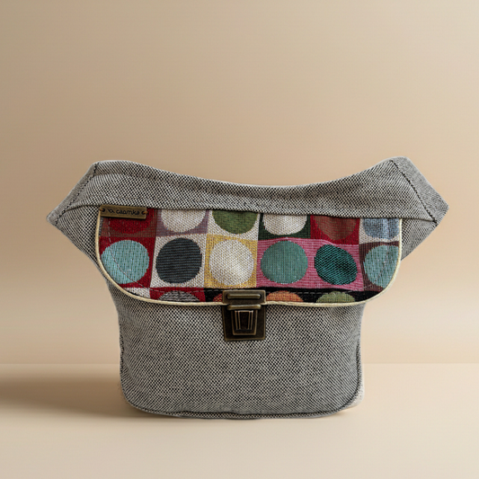 Riñonera Mini "Special Colors Dots" + Bolsillo trasero extra · Pieza Única Núm. 18544