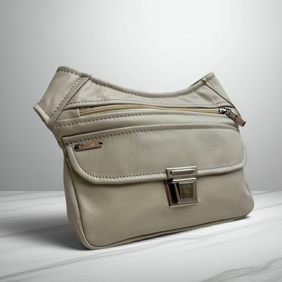 BioCuir Classic Black &amp; Silver BioCuir® Natural Leather Exclusive Piece No. 6678