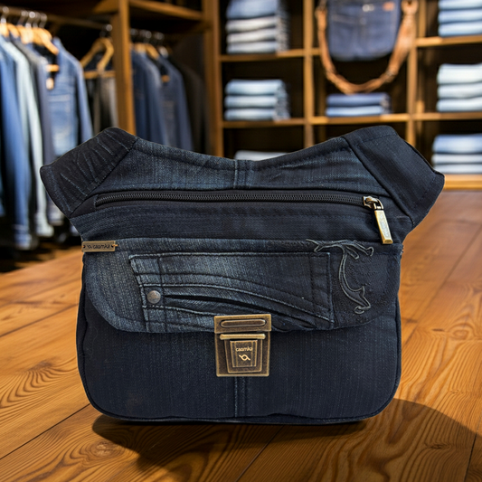 ♻️ Jeans Recycled ♻️ Einzelstück Nr. 11935