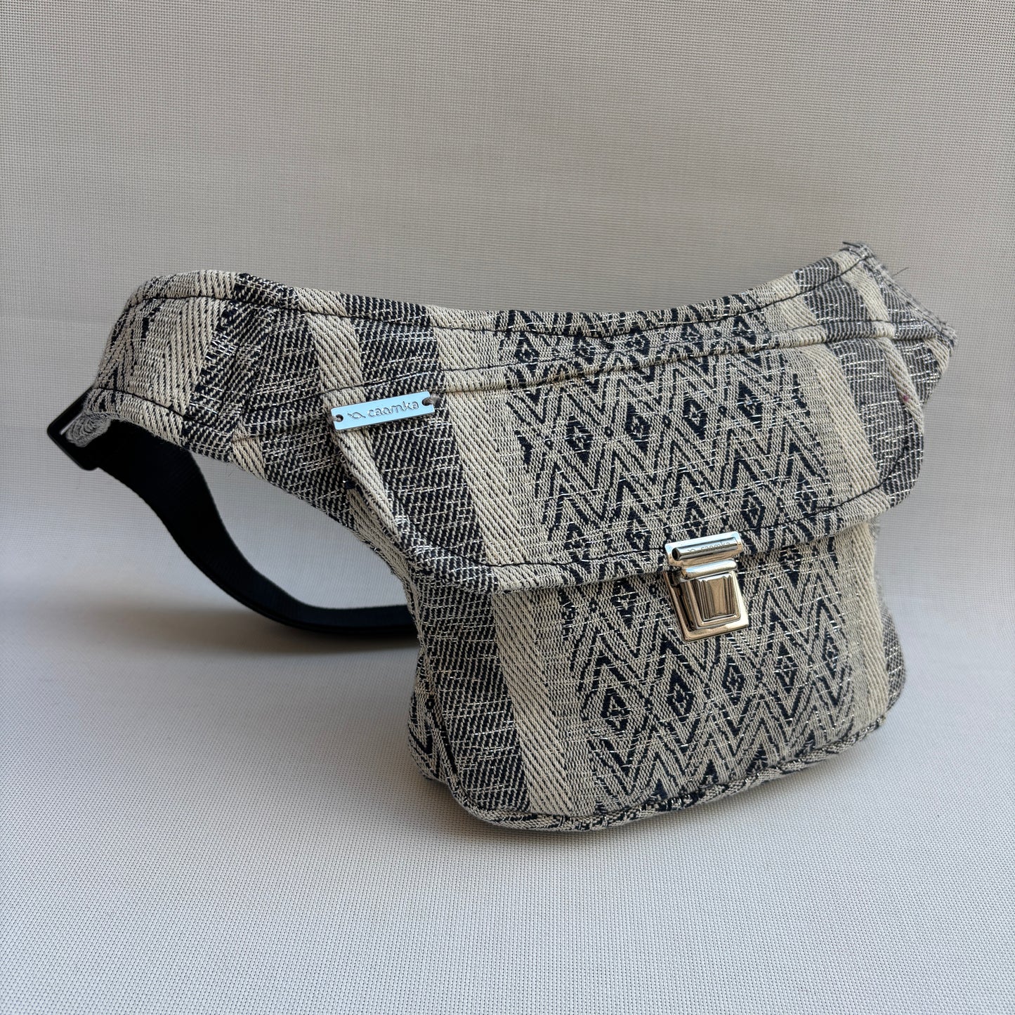 Riñonera Mini "Special Elegant India" + Bolsillo trasero extra · Pieza Única Núm. 18419