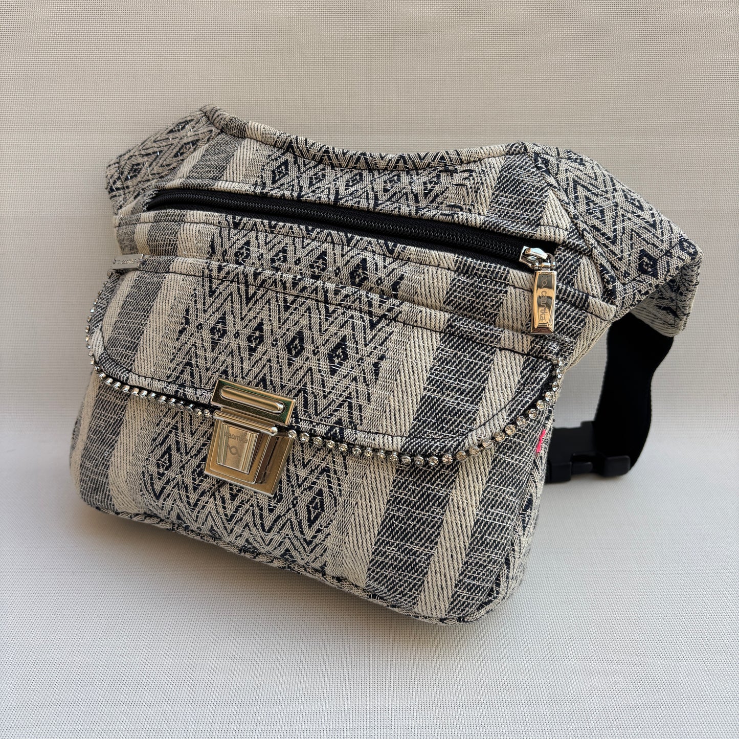 Riñonera "Special Elegant India" + Bolsillo trasero · Pieza Única Núm. 18420