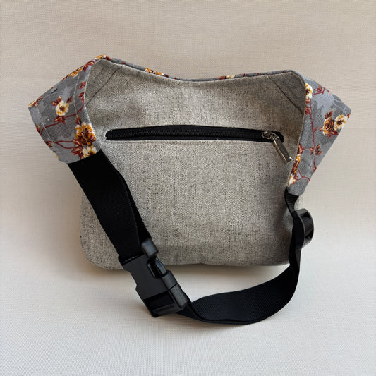 Riñonera "Special Flowers India" + Bolsillo trasero · Pieza Única Núm. 18463