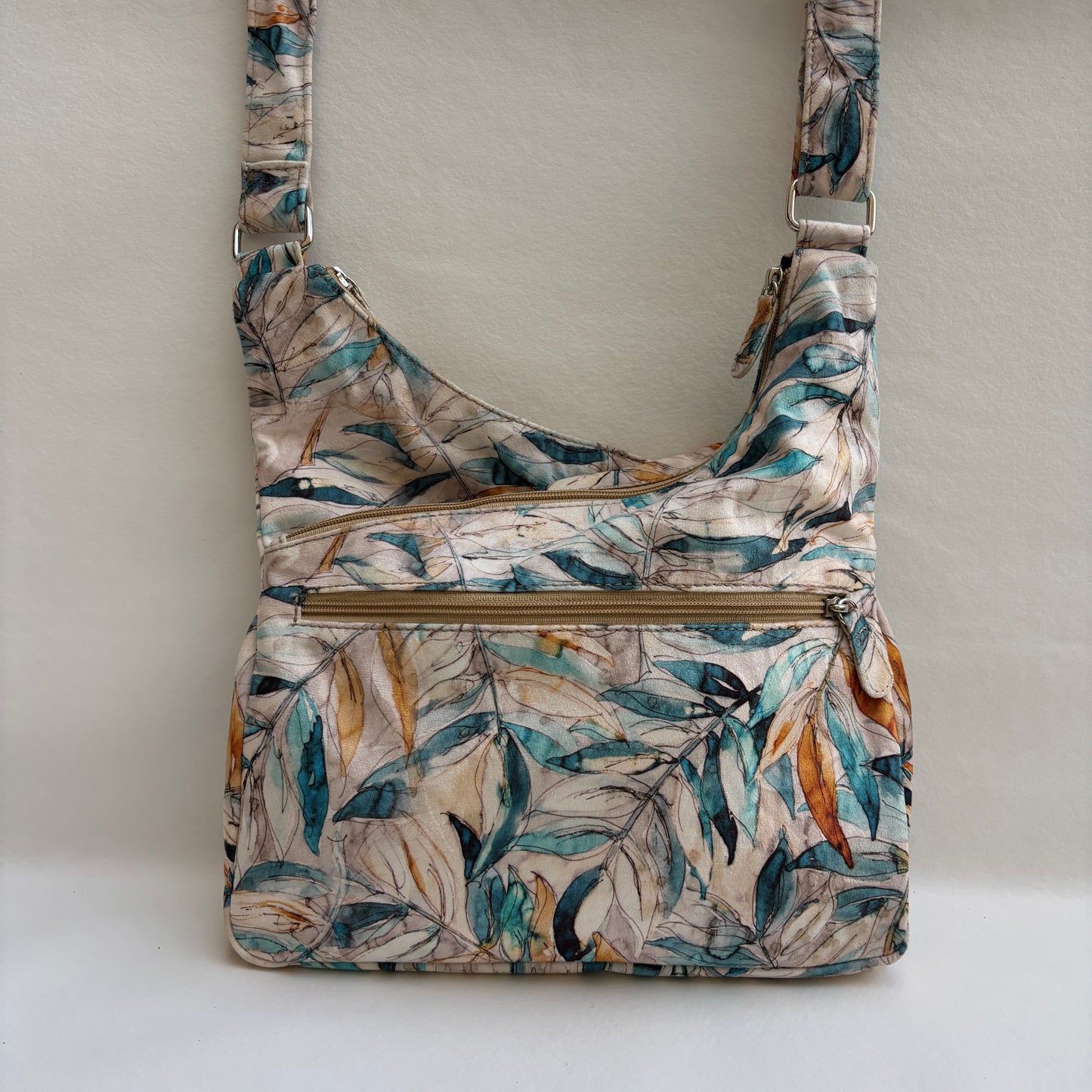 Bolso Bandolera Súper Caomka "Natura Velvet" · Pieza Única Núm. 19256