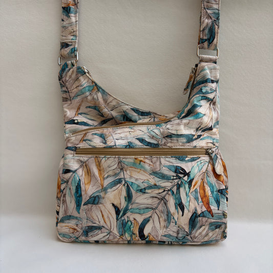 Bolso Bandolera Súper Caomka "Natura Velvet" · Pieza Única Núm. 19256