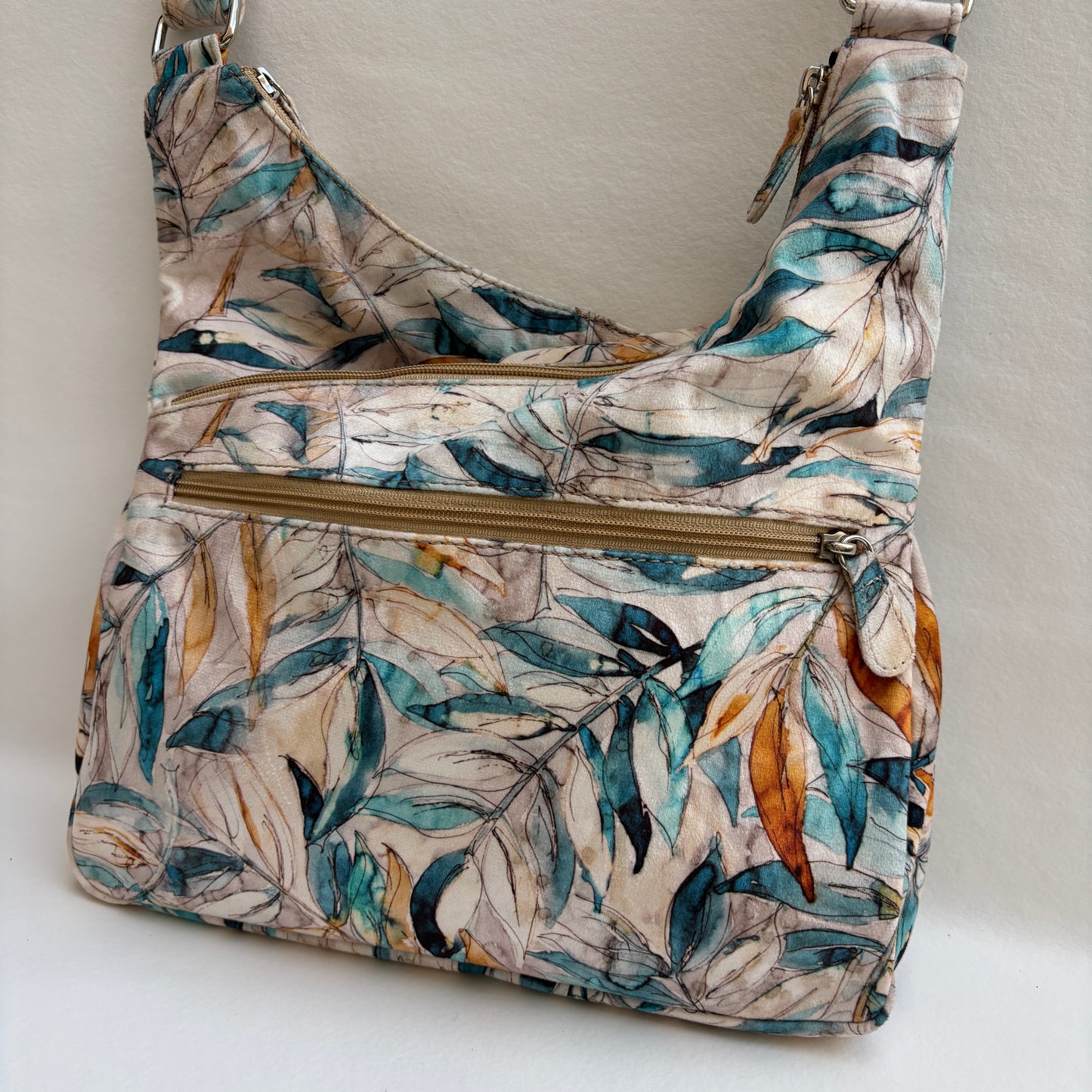 Bolso Bandolera Súper Caomka "Natura Velvet" · Pieza Única Núm. 19256