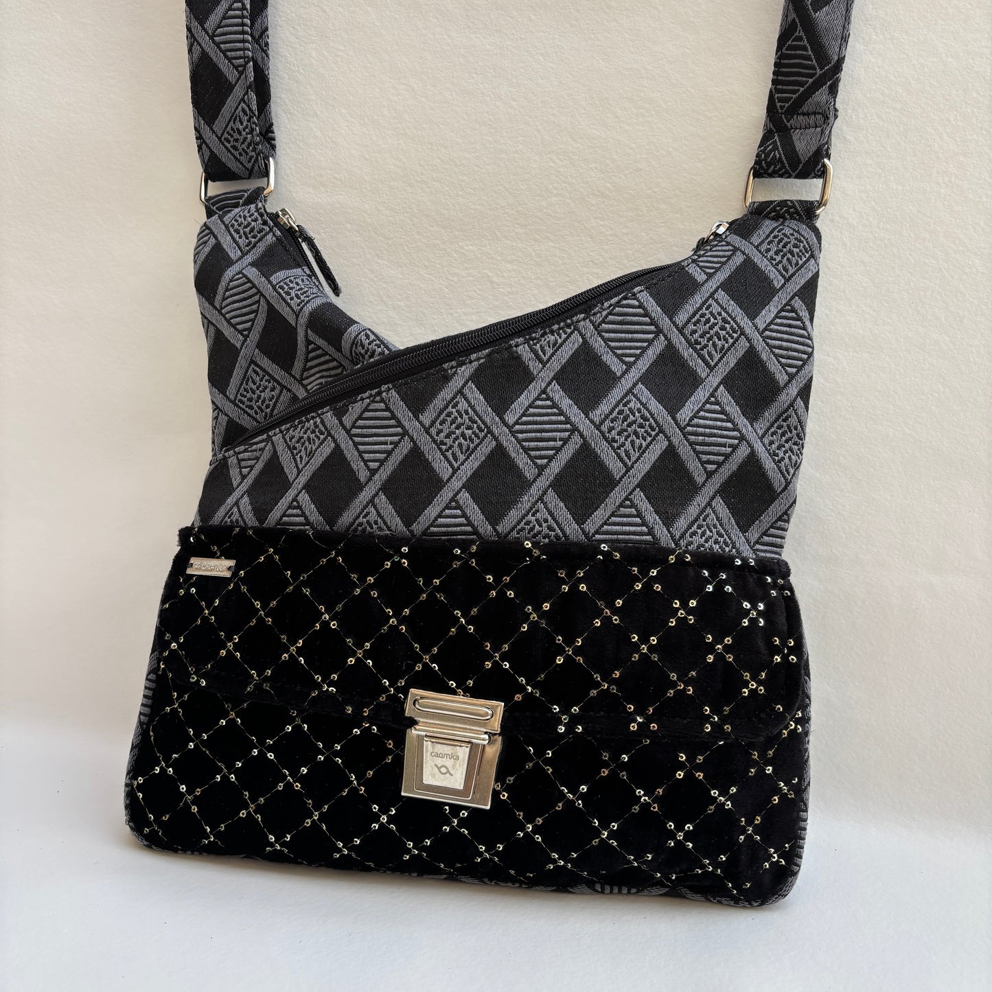 Bolso Bandolera Súper Caomka "Special Elegant India" · Pieza Única Núm. 19253