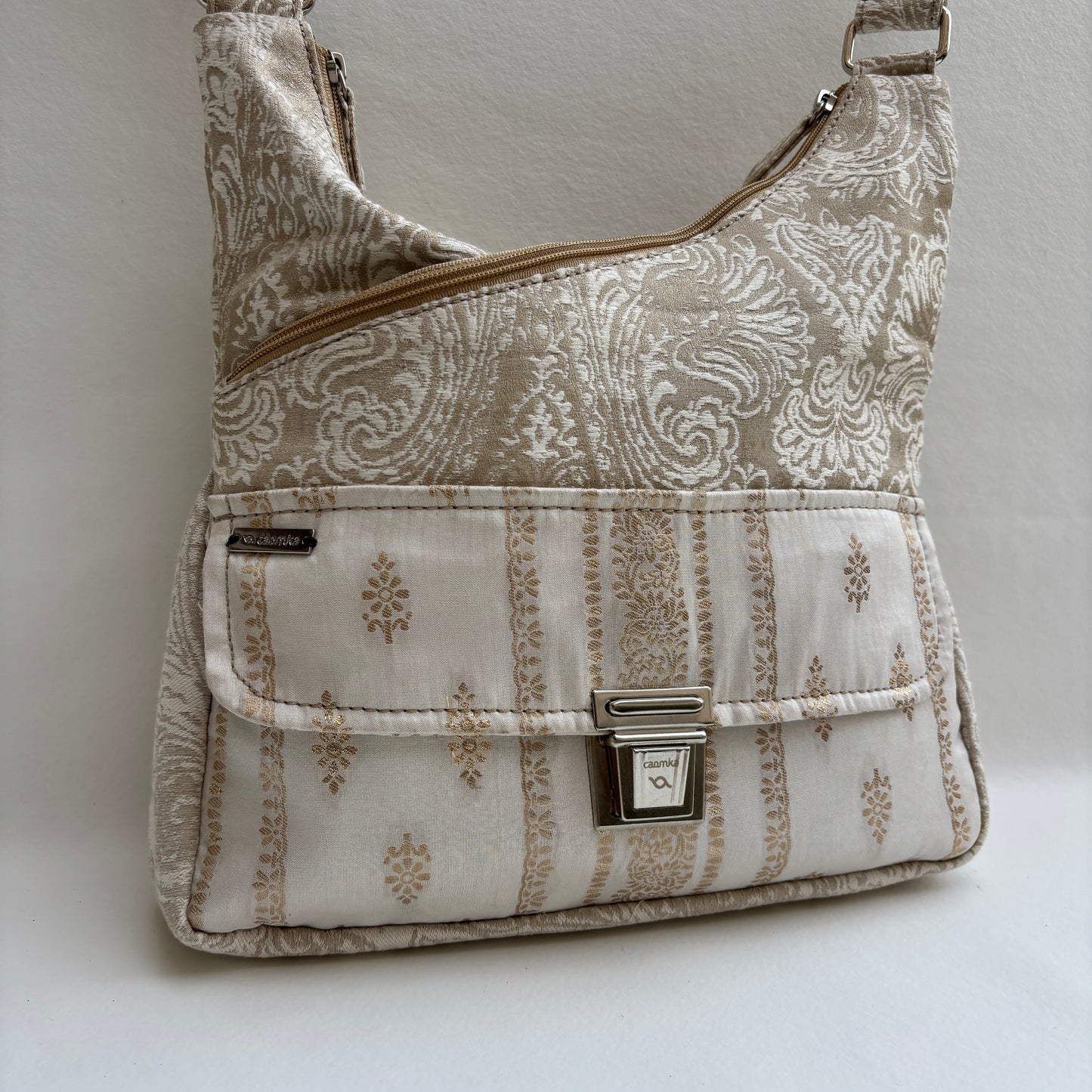 Bolso Bandolera Súper Caomka "Elegant Harmony" · Pieza Única Núm. 19250