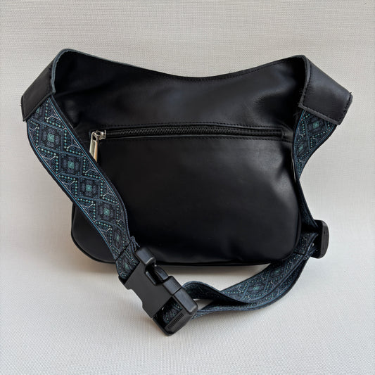 Riñonera "Special Black Silver Top" · Piel - Cuero · Pieza Única Núm. 16968