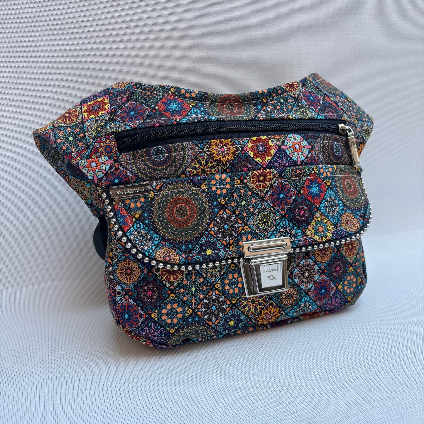 Riñonera "Special Mandalas Top" + Bolsillo trasero · Pieza Única Núm. 17814