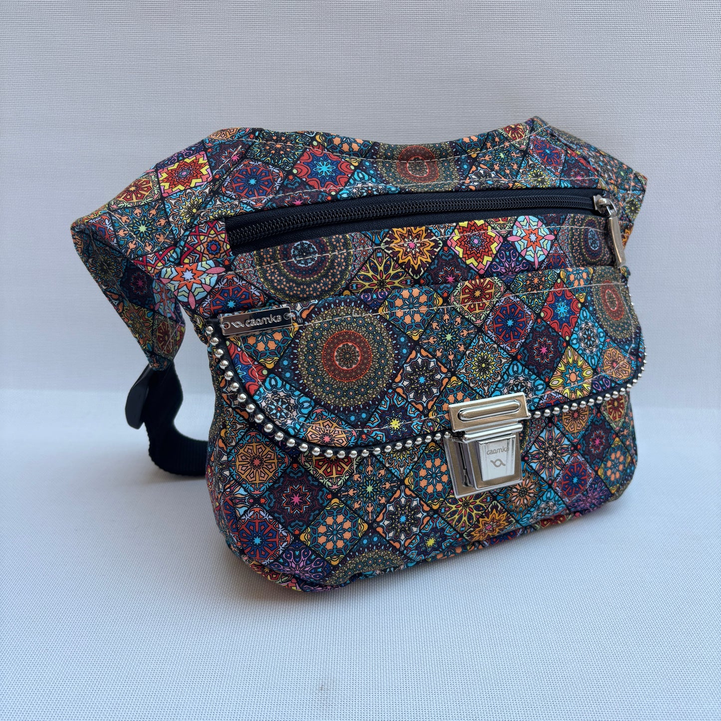Riñonera "Special Mandalas Top" + Bolsillo trasero · Pieza Única Núm. 17814