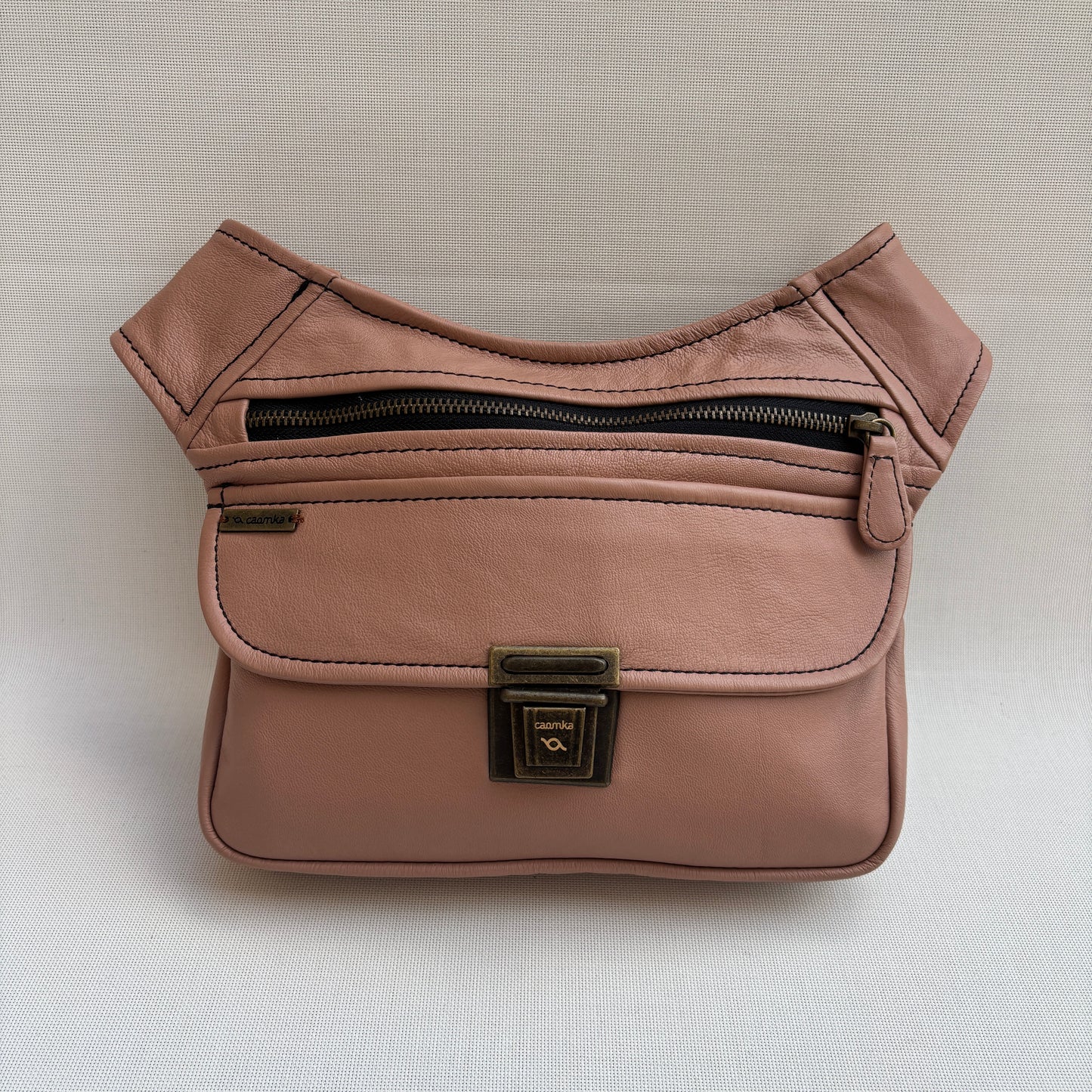 BioCuir Classic Black &amp; Silver BioCuir® Natural Leather Exclusive Piece No. 6678