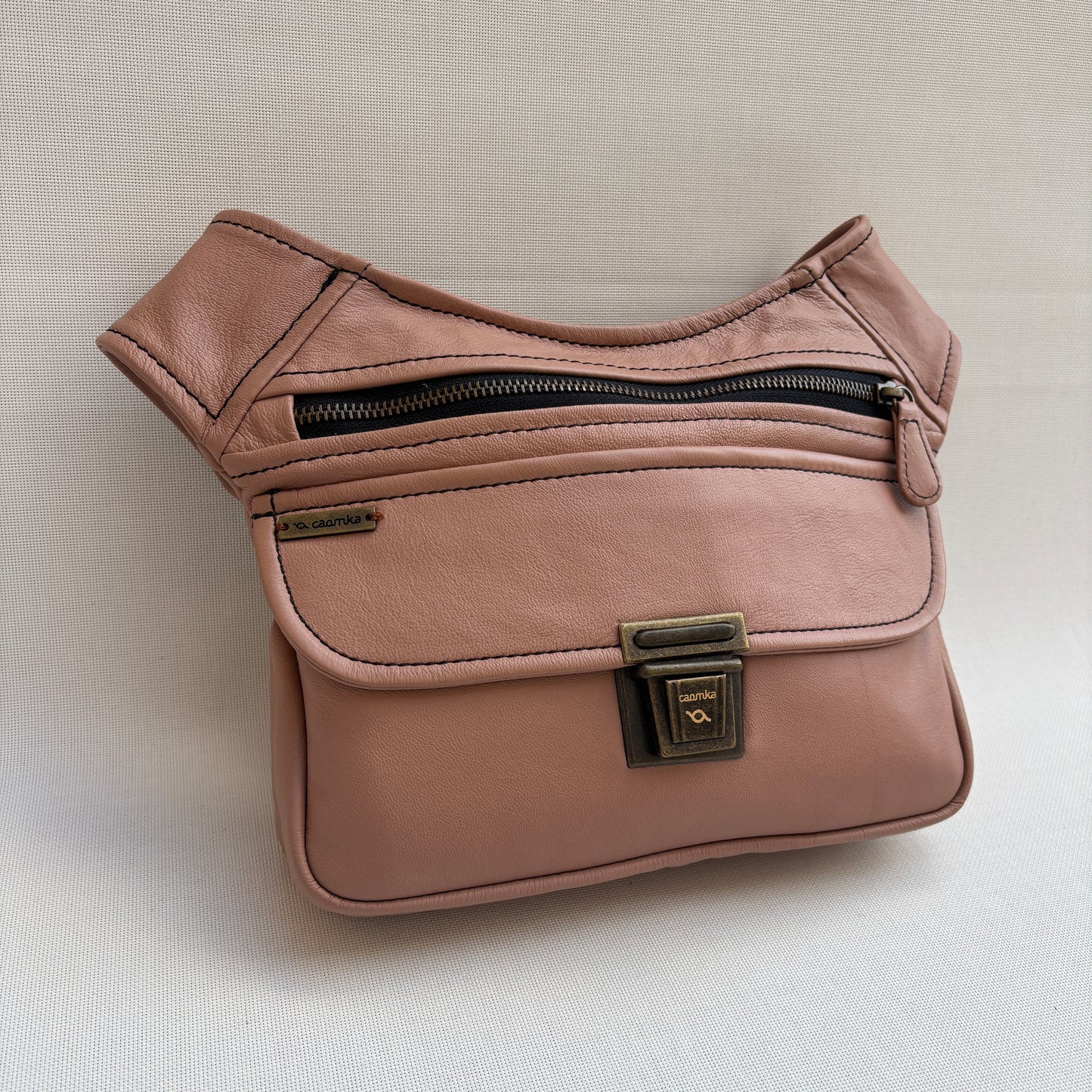 BioCuir Classic Black &amp; Silver BioCuir® Natural Leather Exclusive Piece No. 6678