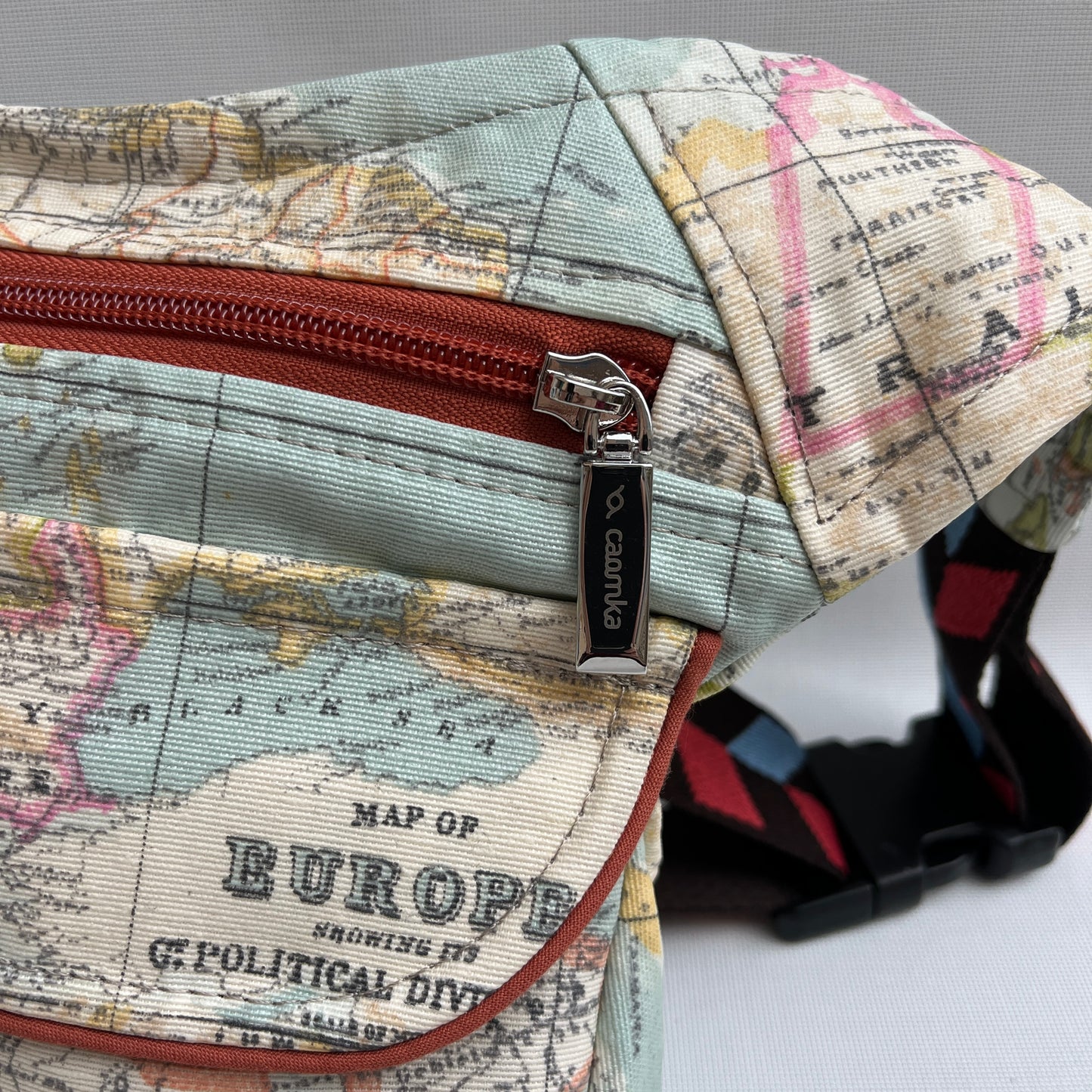 Special Mapamundi Top · Tela resinada Impermeable · Pieza Única Núm. 15270
