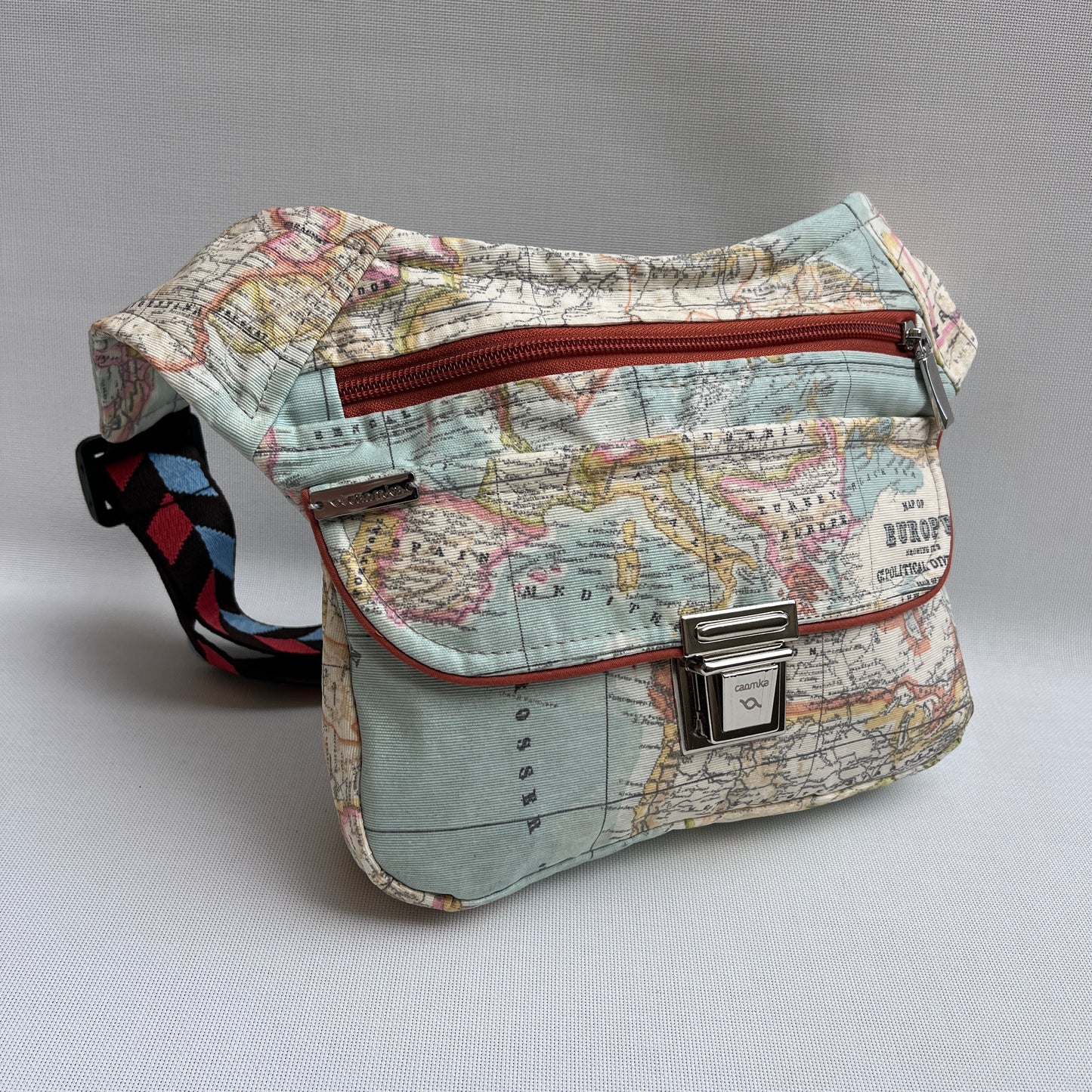 Special Mapamundi Top · Tela resinada Impermeable · Pieza Única Núm. 15270