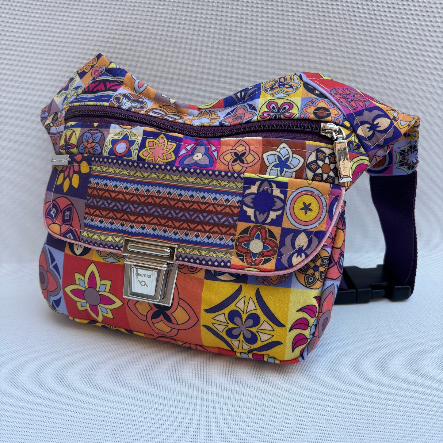 Riñonera "Special Vintage Mandalas" + Bolsillo trasero · Pieza Única Núm. 17816