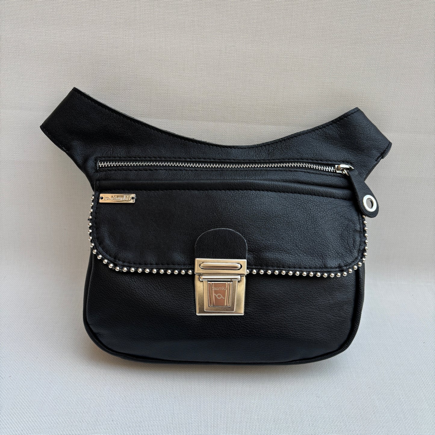 BioCuir Classic Black &amp; Silver BioCuir® Naturleder Exklusivstück Nr. 6678
