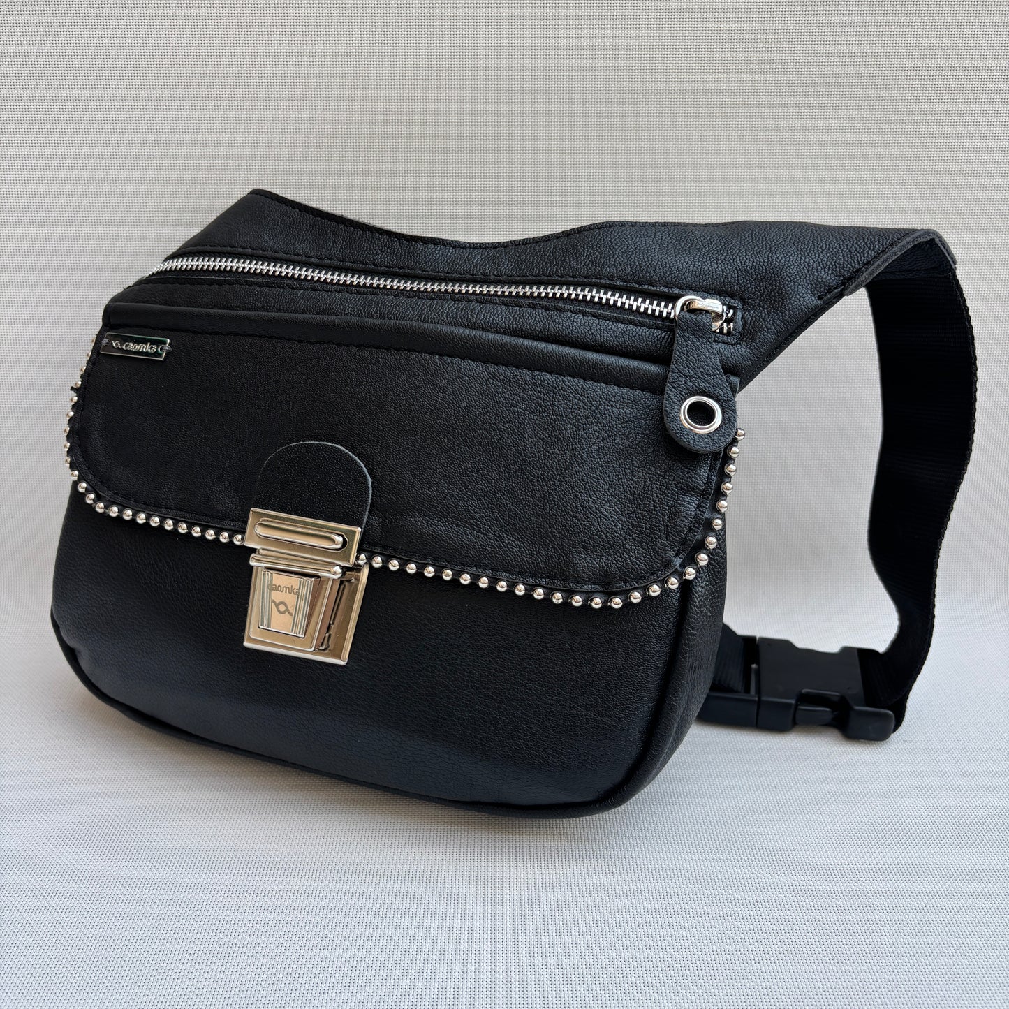 BioCuir Classic Black &amp; Silver BioCuir® Naturleder Exklusivstück Nr. 6678
