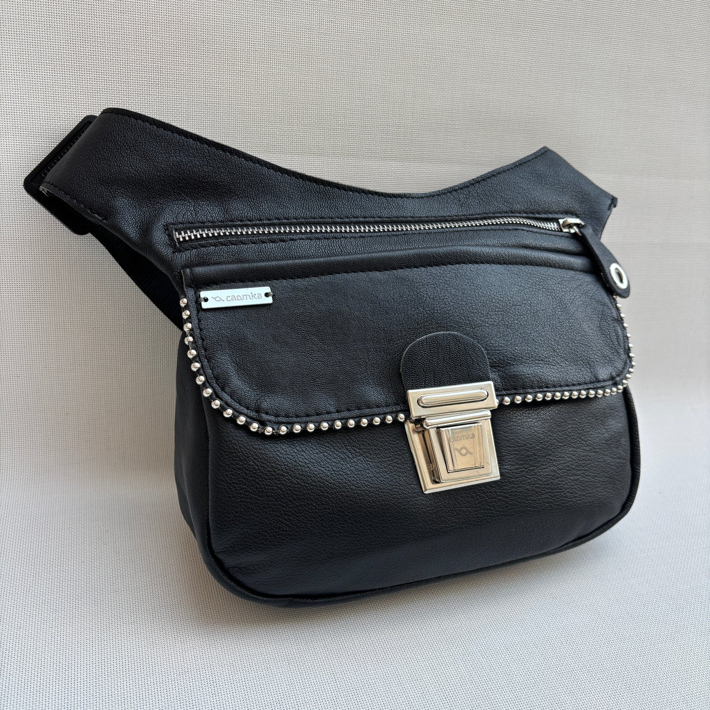 BioCuir Classic Black &amp; Silver BioCuir® Naturleder Exklusivstück Nr. 6678