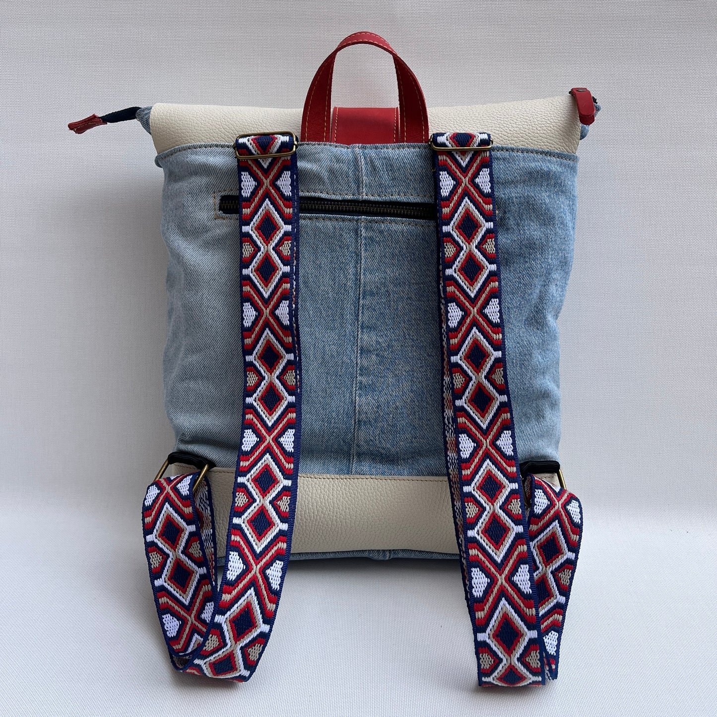 Mochila Top Caomka Recycled ♻️ Jeans · Pieza Única 15241