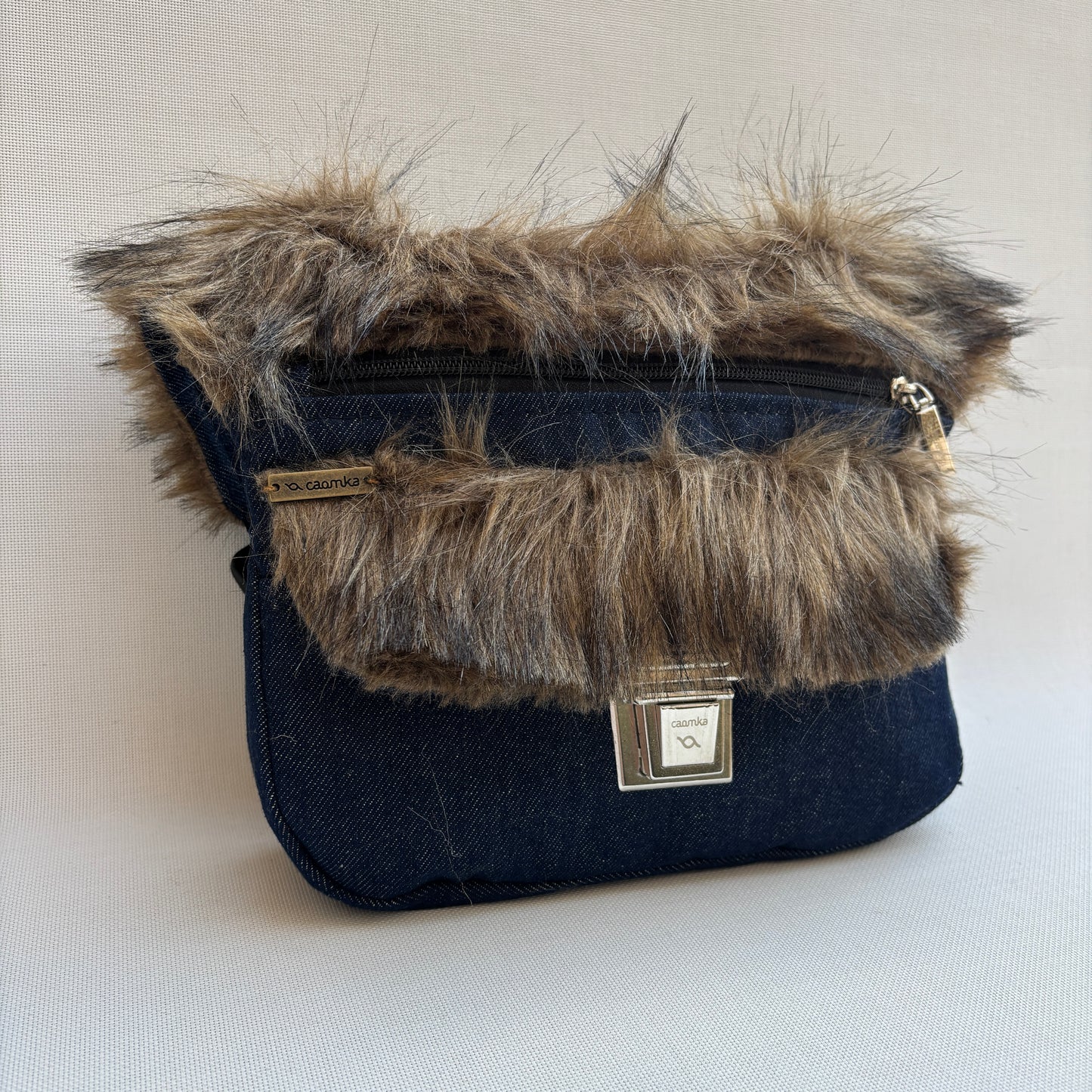 Riñonera "Special Jeans Feline" + Bolsillo trasero · Pieza Única Núm. 18474