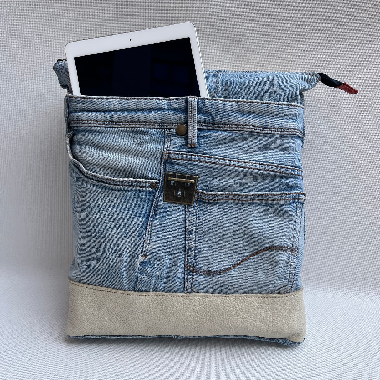 Mochila Top Caomka Recycled ♻️ Jeans · Pieza Única 15241