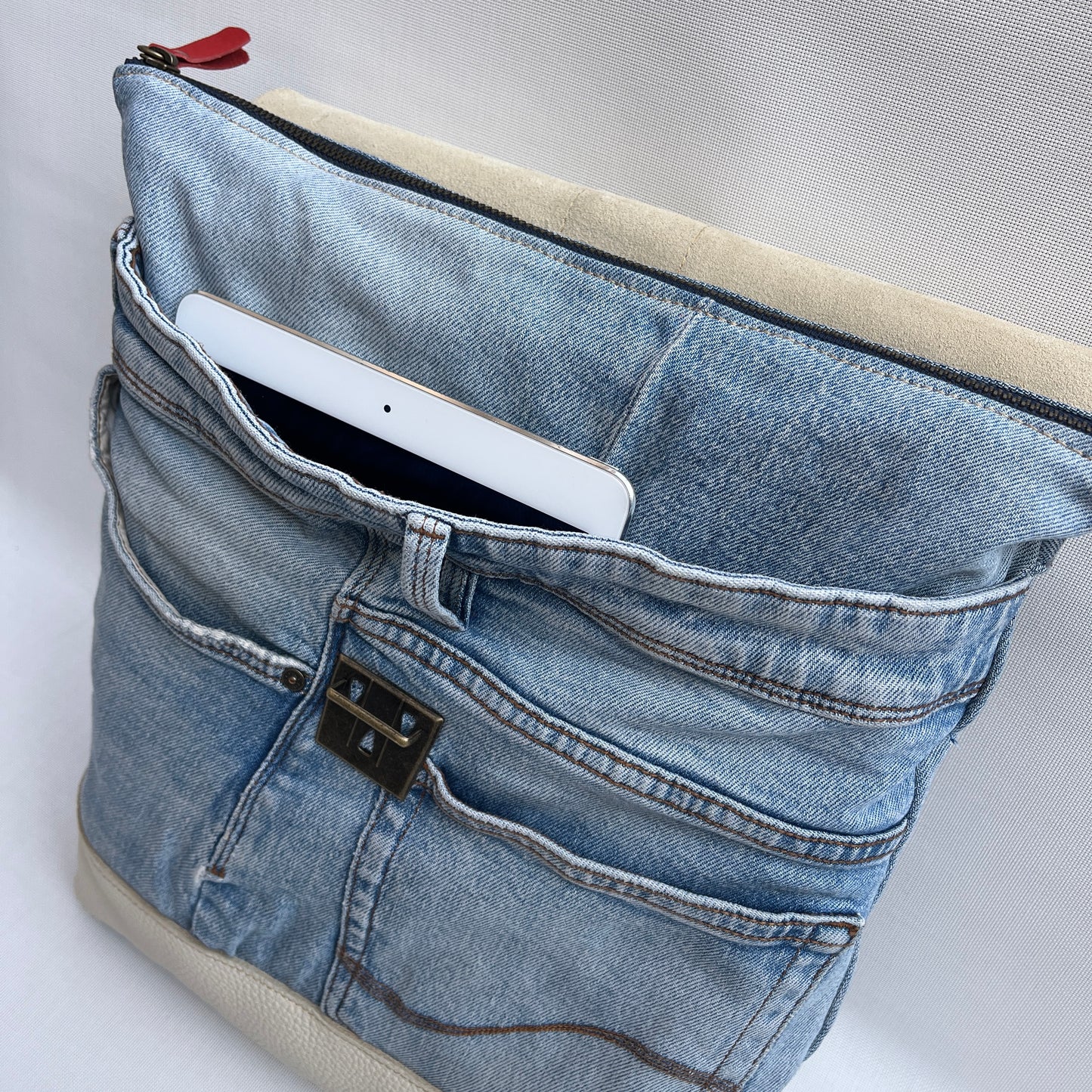 Mochila Top Caomka Recycled ♻️ Jeans · Pieza Única 15241