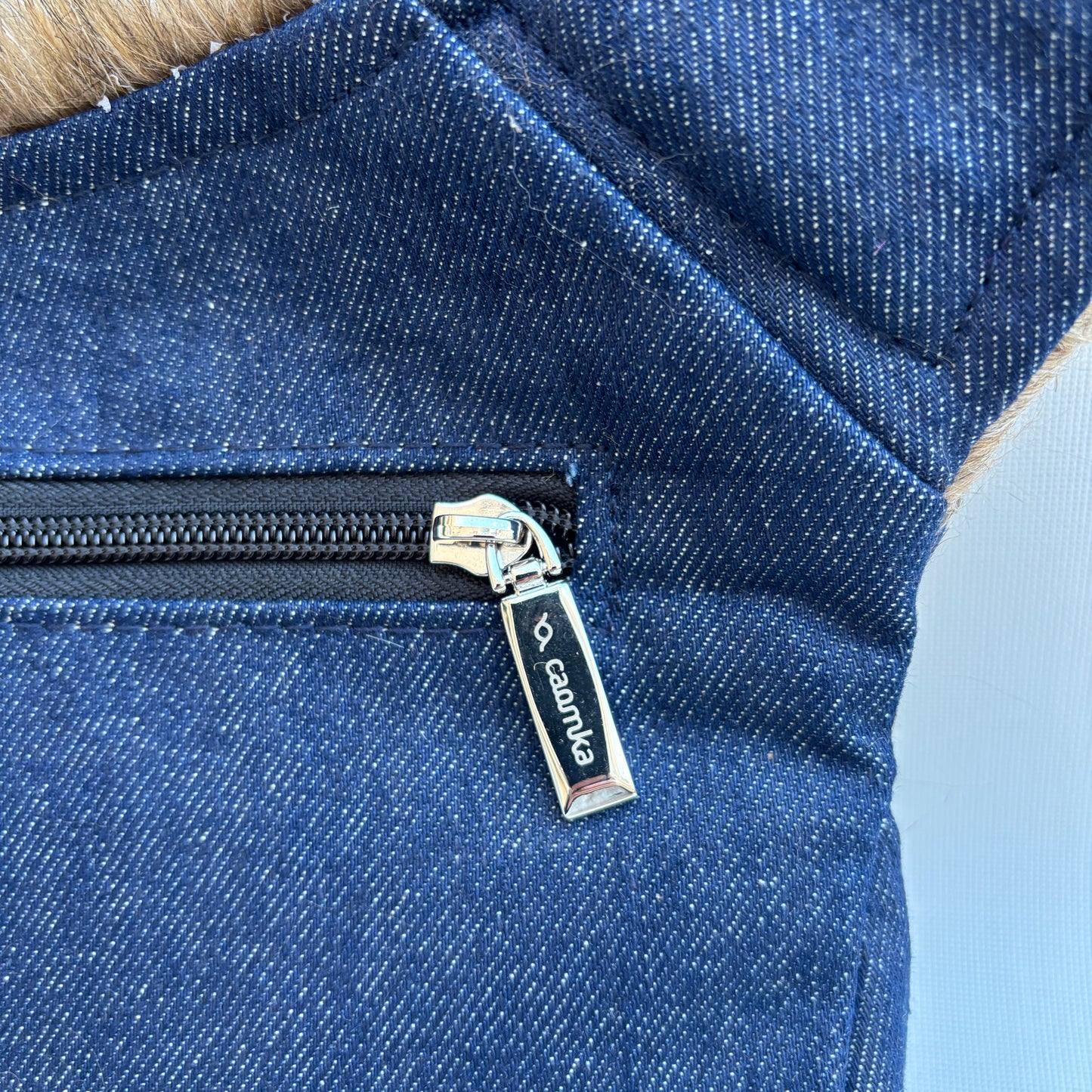 Riñonera "Special Jeans Feline" + Bolsillo trasero · Pieza Única Núm. 18474