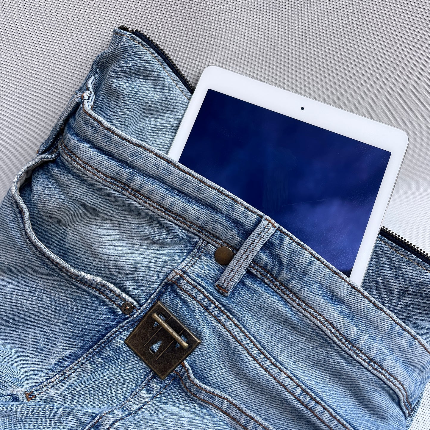 Mochila Top Caomka Recycled ♻️ Jeans · Pieza Única 15241