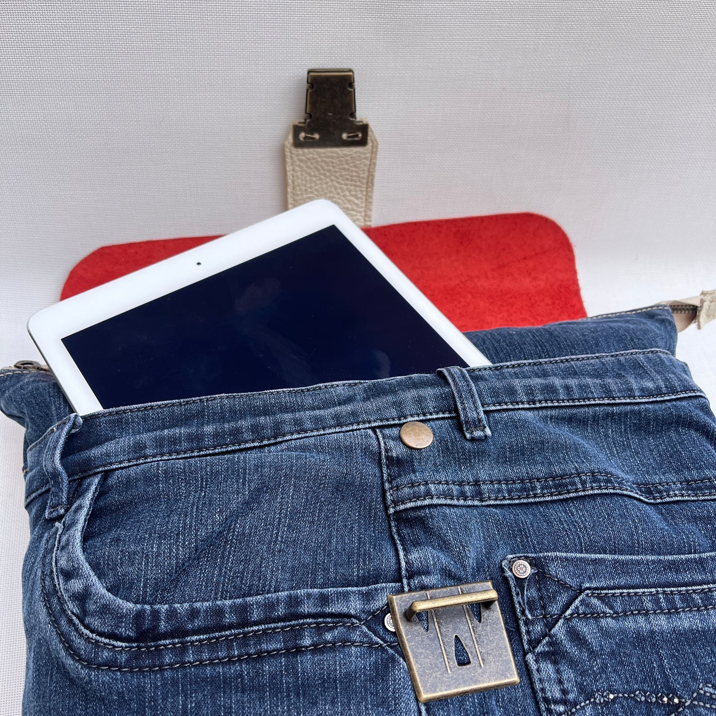 Mochila Top Caomka Recycled ♻️ Jeans · Pieza Única 15243