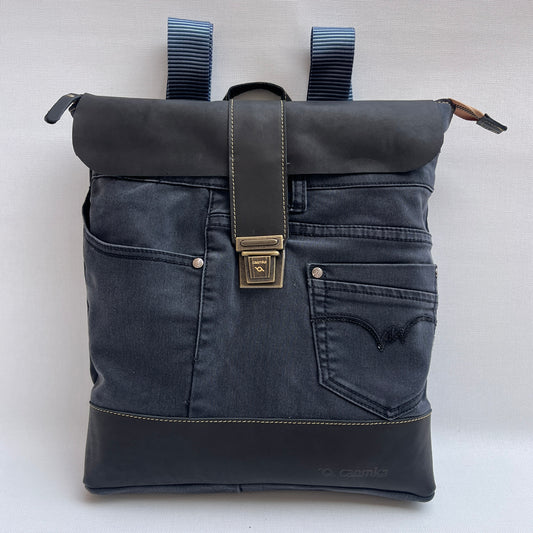 Mochila Top Caomka Recycled ♻️ Jeans · Pieza Única 15244