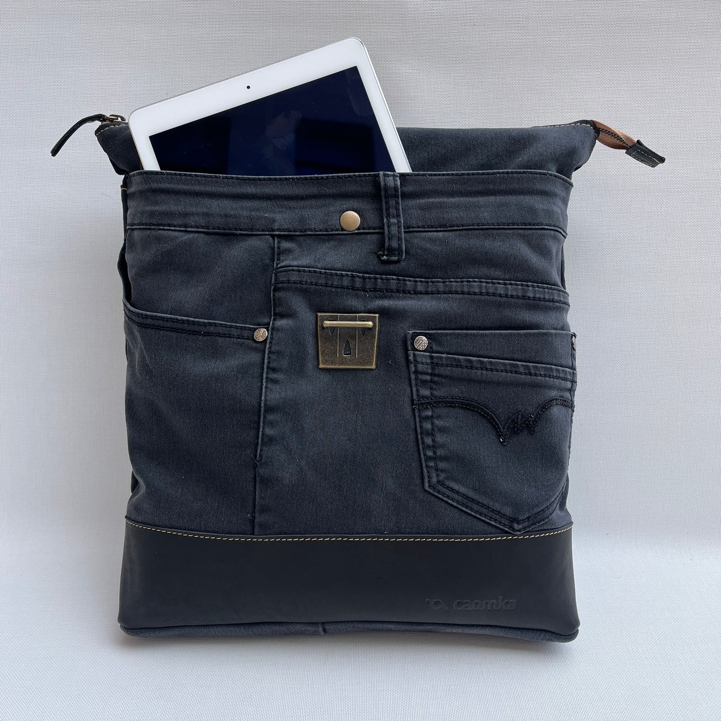 Mochila Top Caomka Recycled ♻️ Jeans · Pieza Única 15244