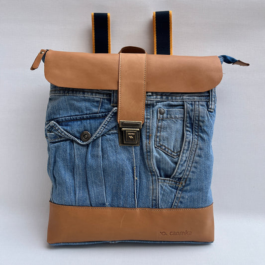 Mochila Top Caomka Recycled ♻️ Jeans · Pieza Única 15245