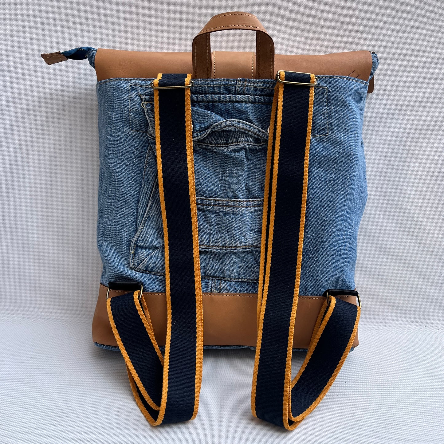 Mochila Top Caomka Recycled ♻️ Jeans · Pieza Única 15245