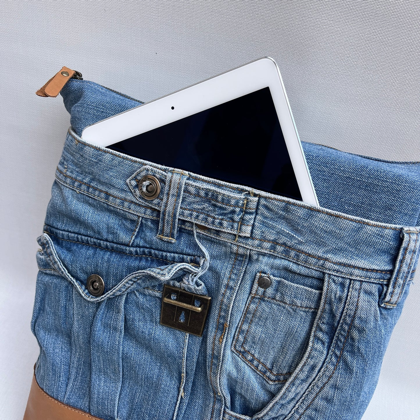 Mochila Top Caomka Recycled ♻️ Jeans · Pieza Única 15245