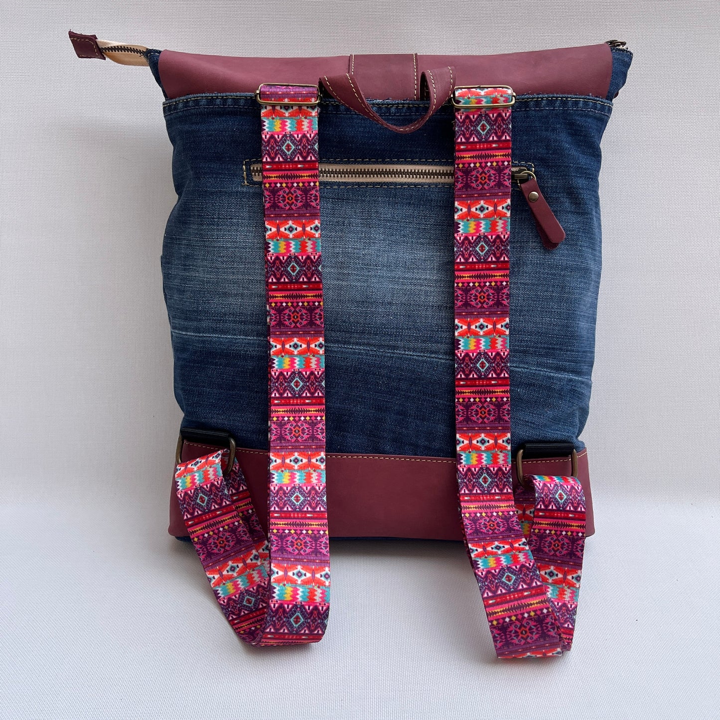 Mochila Top Caomka Recycled ♻️ Jeans · Pieza Única 15246