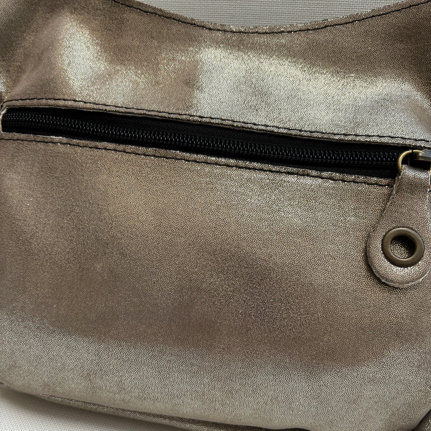 Riñonera"Elegant Champany & Dots" + Bolsillo trasero · Pieza Única Núm. 16600