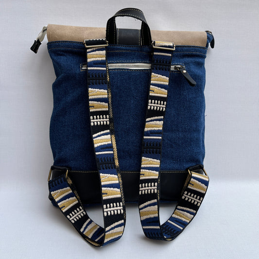 Mochila Top Caomka Recycled ♻️ Jeans · Pieza Única 15247