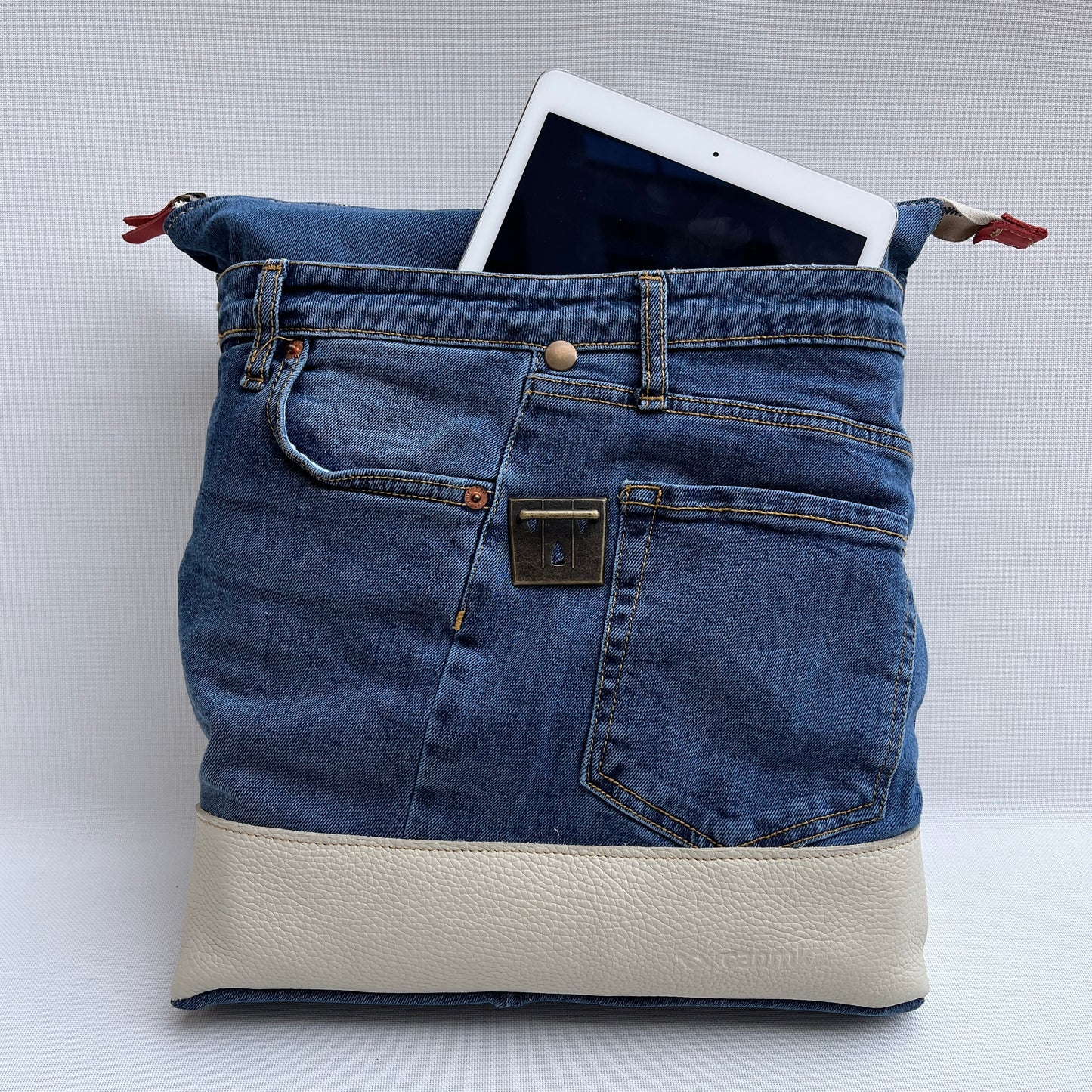 Mochila Top Caomka Recycled ♻️ Jeans · Pieza Única 15248