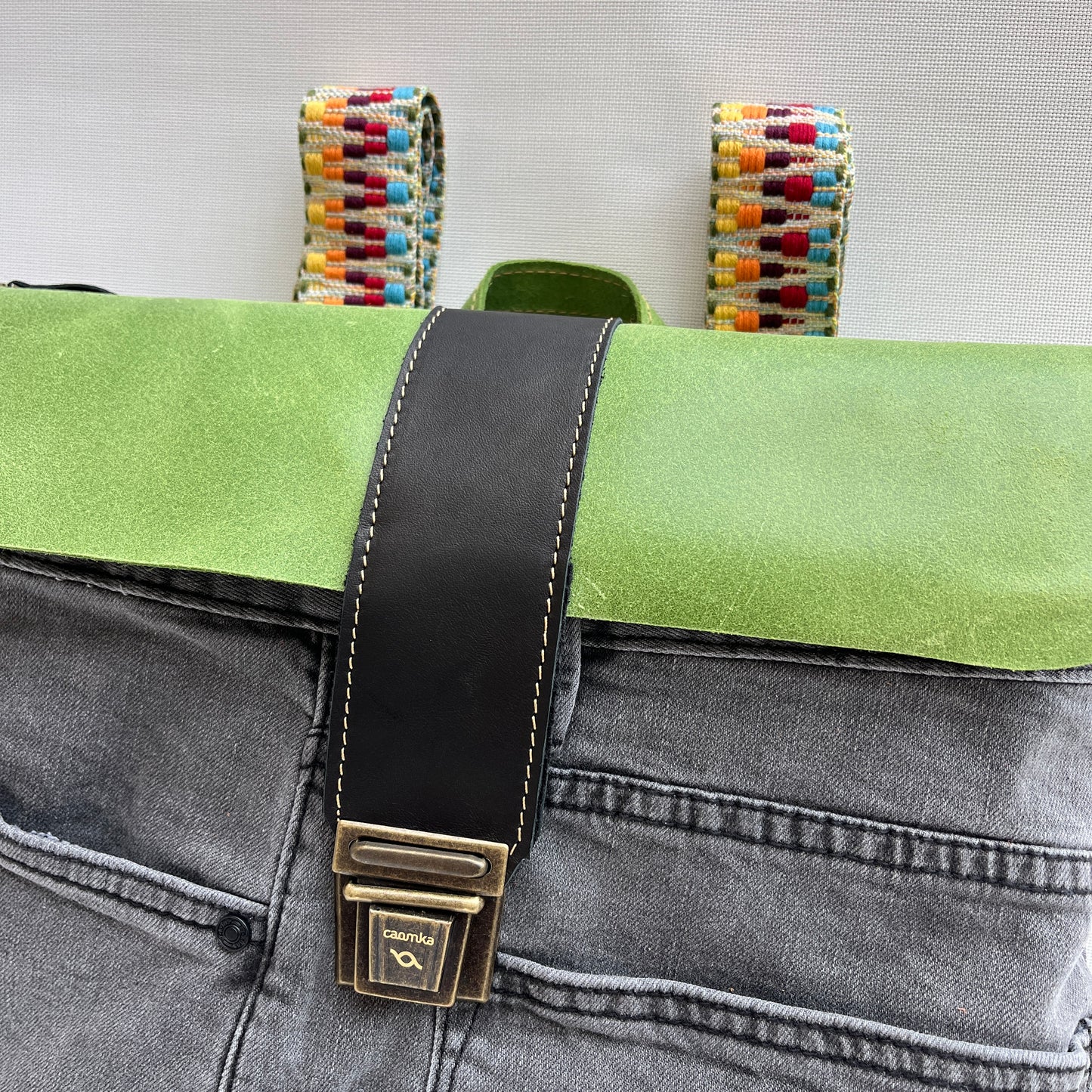 Mochila Top Caomka Recycled ♻️ Jeans · Pieza Única 15249