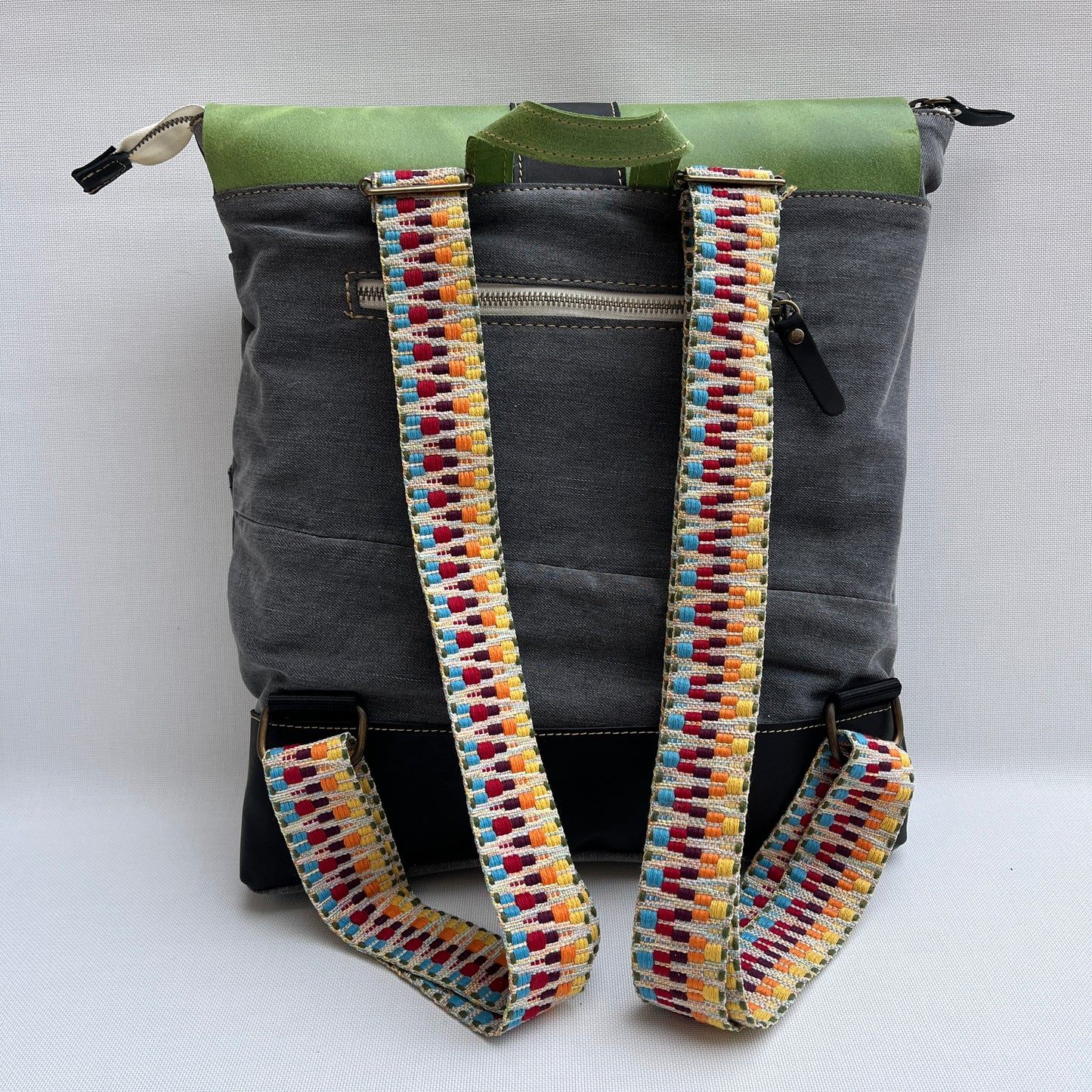 Mochila Top Caomka Recycled ♻️ Jeans · Pieza Única 15249