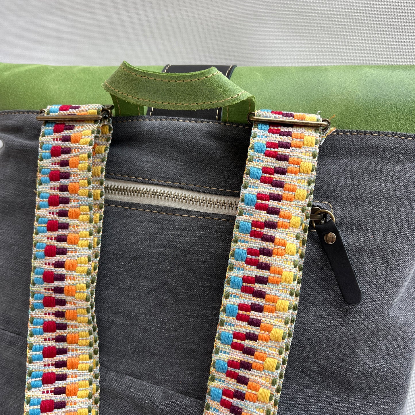 Mochila Top Caomka Recycled ♻️ Jeans · Pieza Única 15249