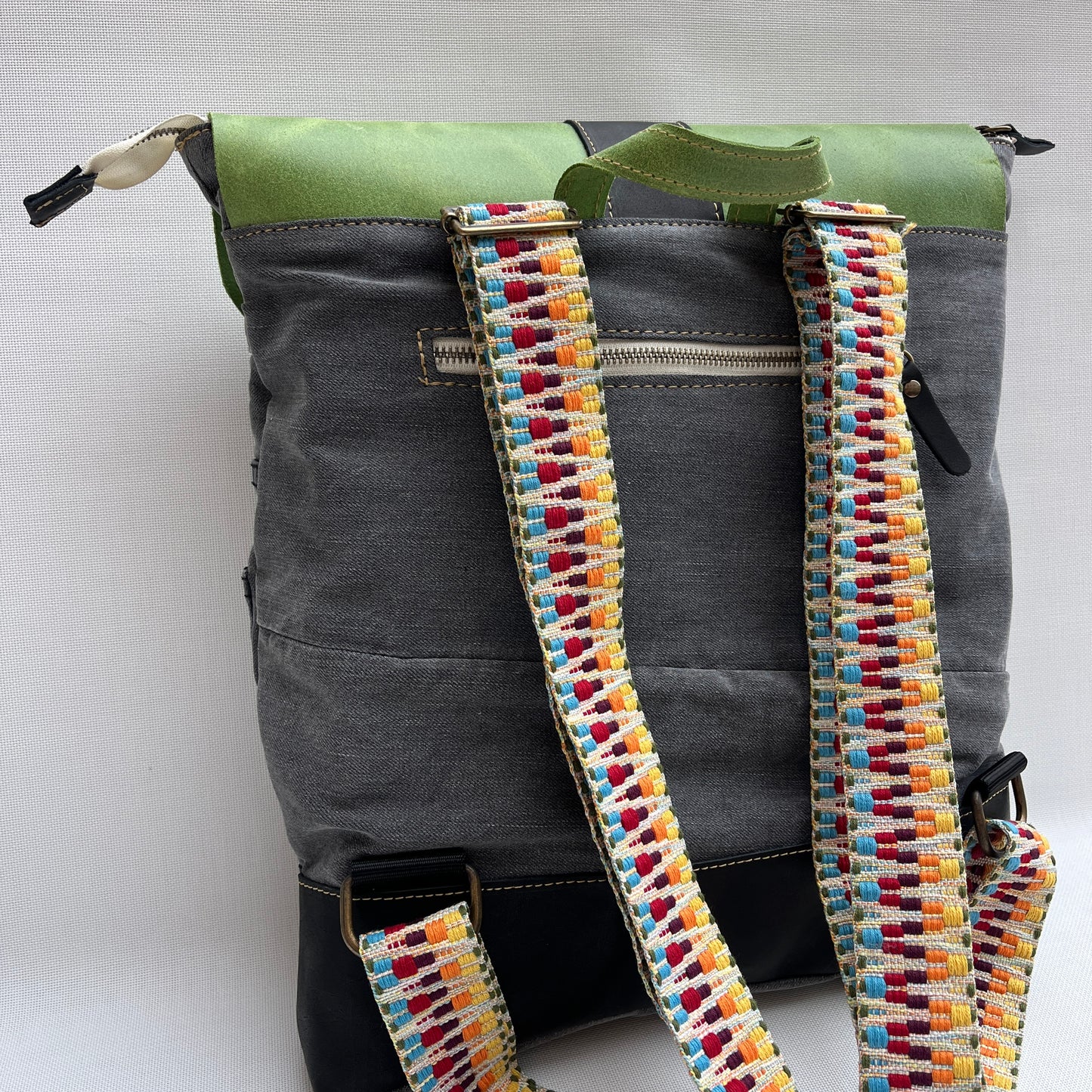 Mochila Top Caomka Recycled ♻️ Jeans · Pieza Única 15249