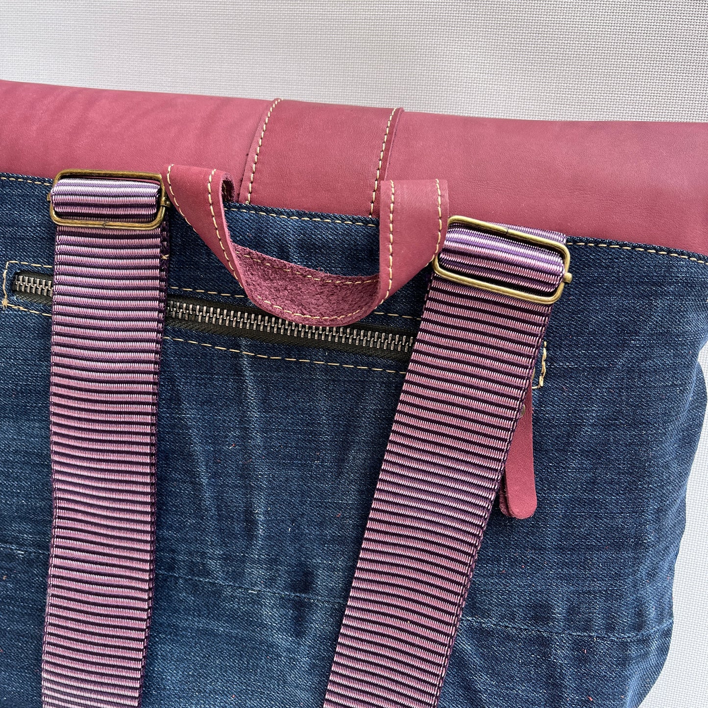 Mochila Top Caomka Recycled ♻️ Jeans · Pieza Única 15252