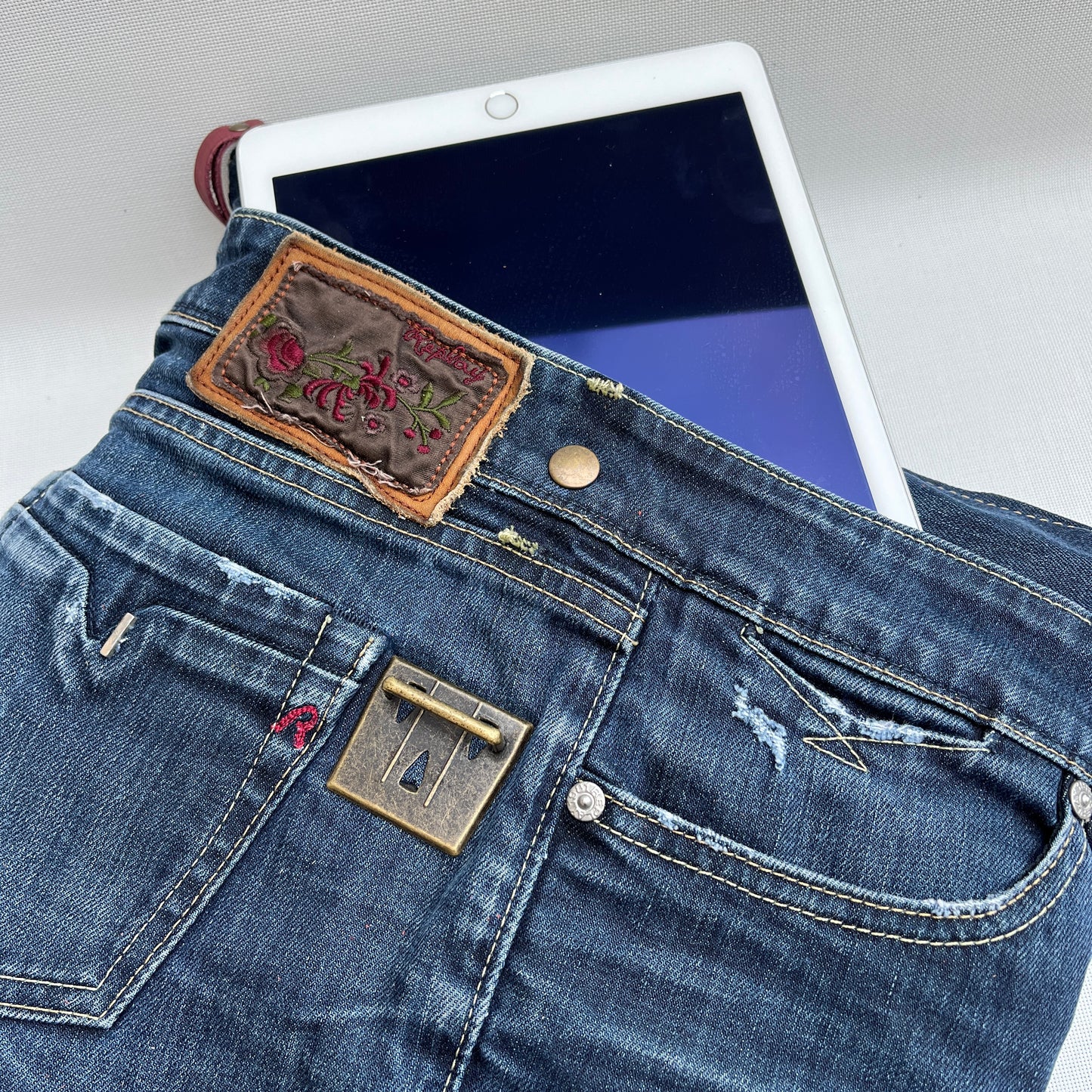 Mochila Top Caomka Recycled ♻️ Jeans · Pieza Única 15252