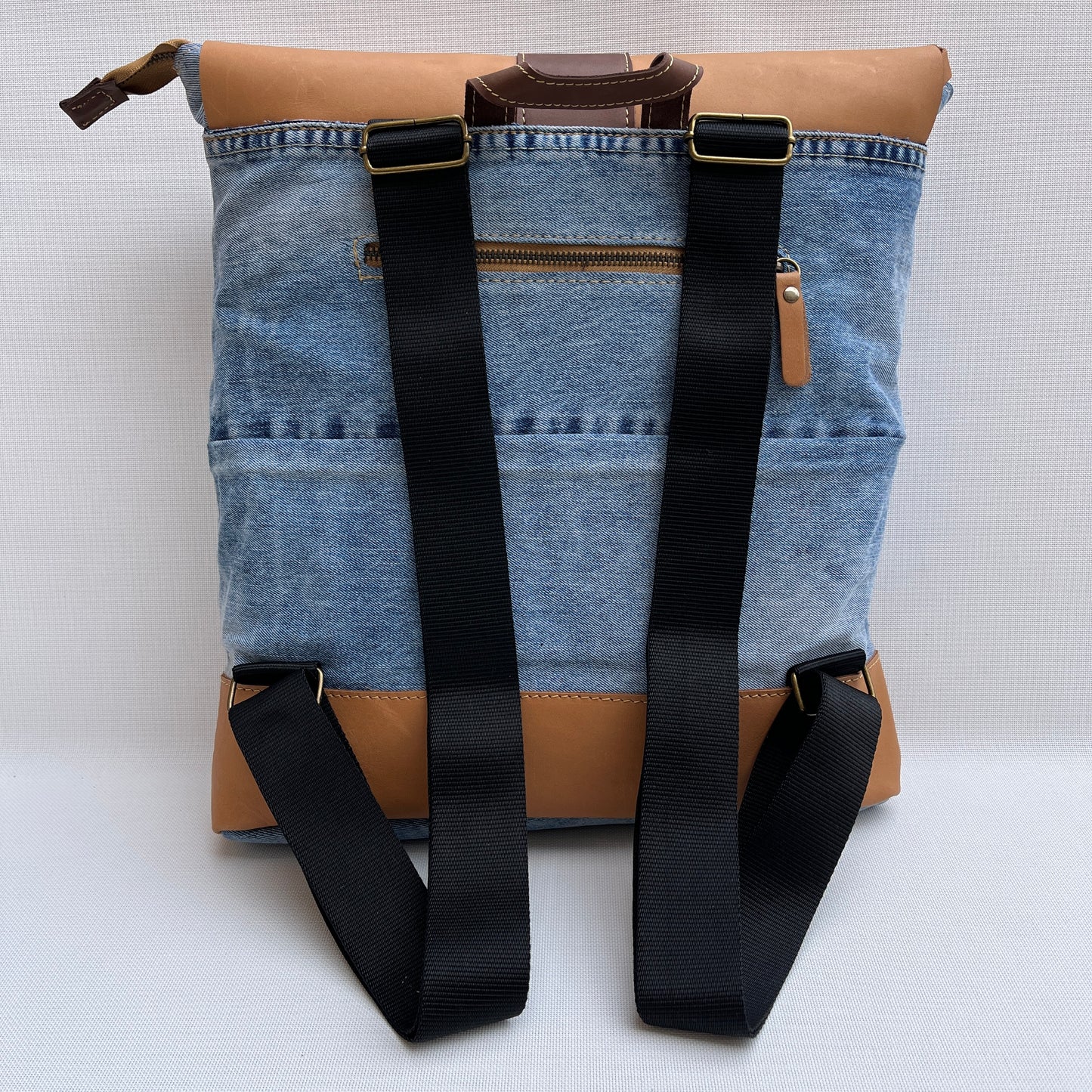 Mochila Top Caomka Recycled ♻️ Jeans · Pieza Única 15253