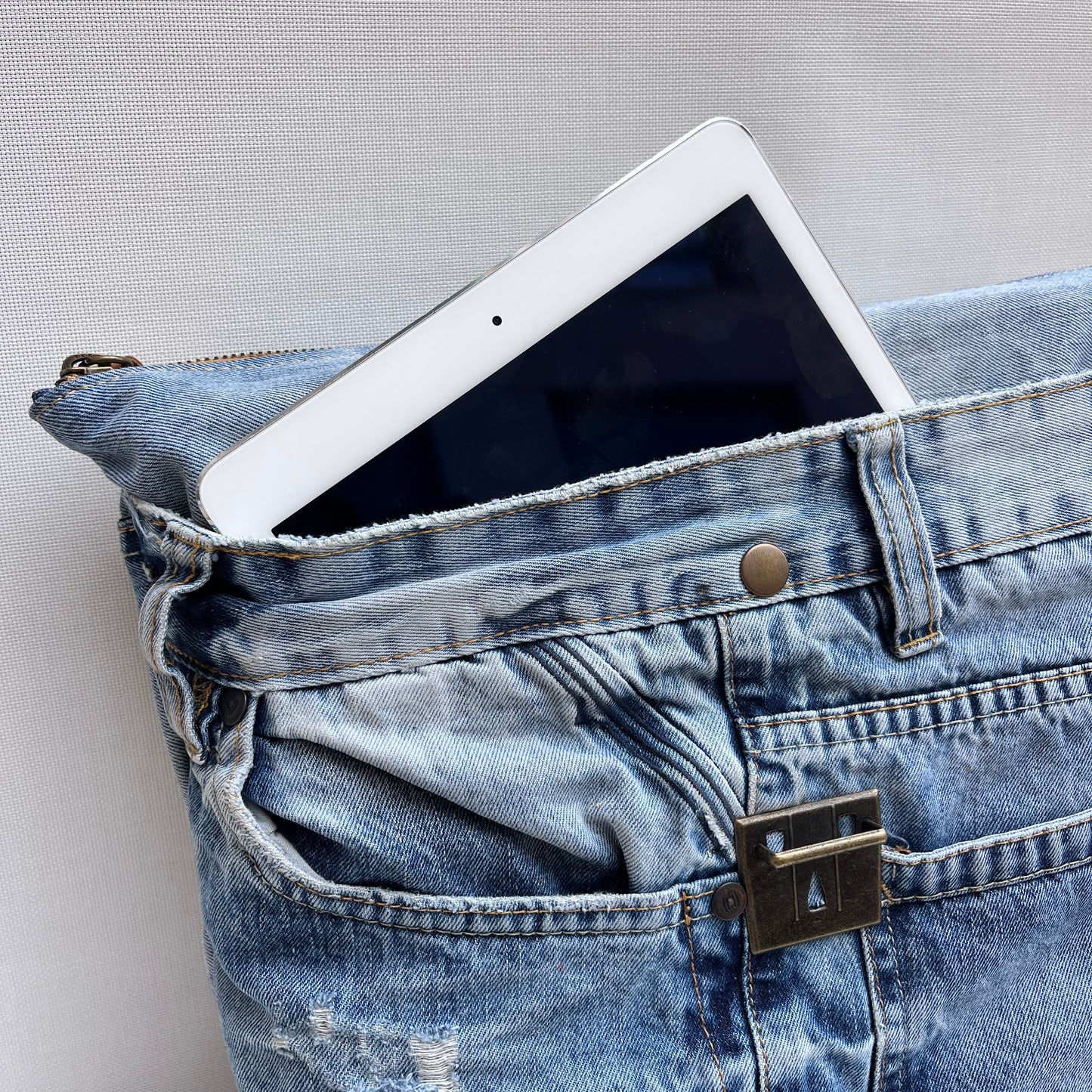 Mochila Top Caomka Recycled ♻️ Jeans · Pieza Única 15253