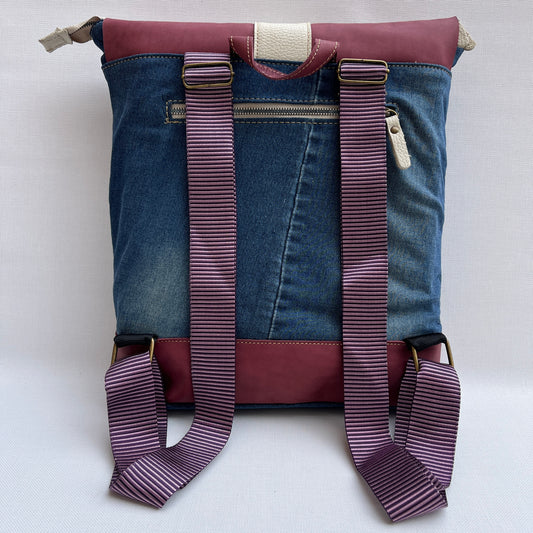 Mochila Top Caomka Recycled ♻️ Jeans · Pieza Única 15254
