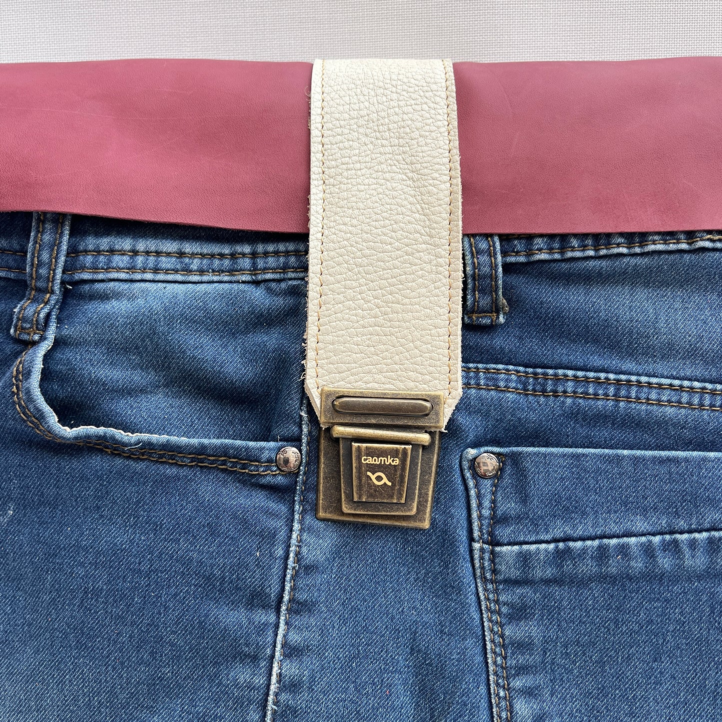 Mochila Top Caomka Recycled ♻️ Jeans · Pieza Única 15254